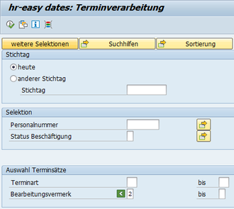 Screenshot hr-easy dates